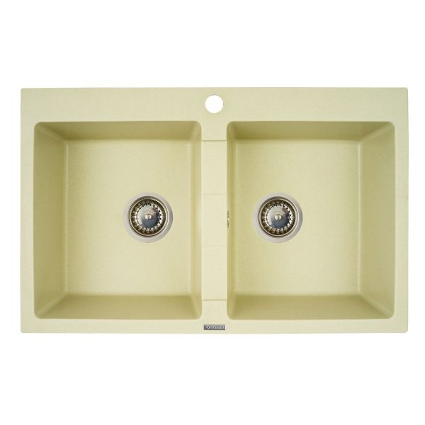 Chiuveta bucatarie SPARTA 78x50 2B Wanilia