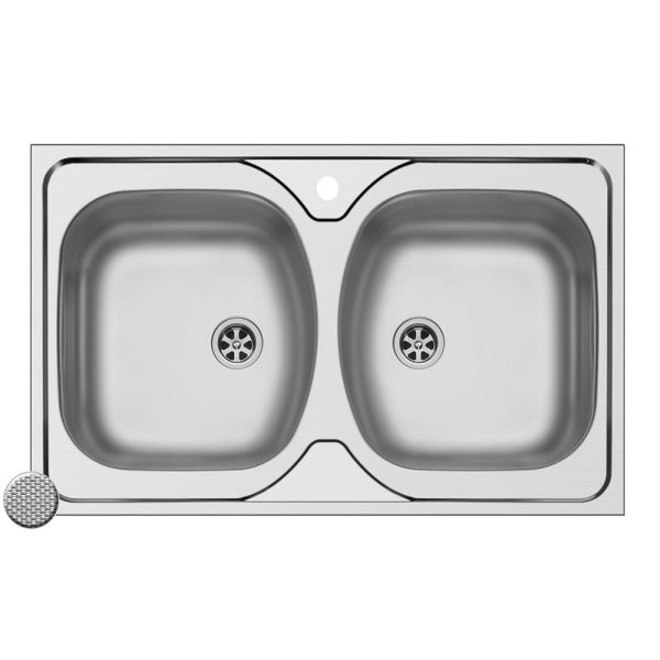 Chiuveta inox Ecoline CORE 2B LN