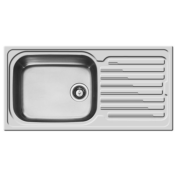 Chiuveta Inox AMALTIA PLUS 100x50 1B1D SM