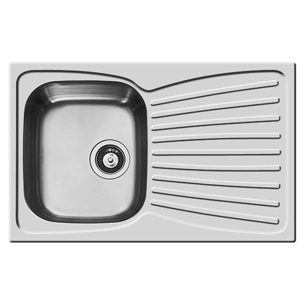 Chiuveta Inox ARIADNE 79x50 1B 1D LN