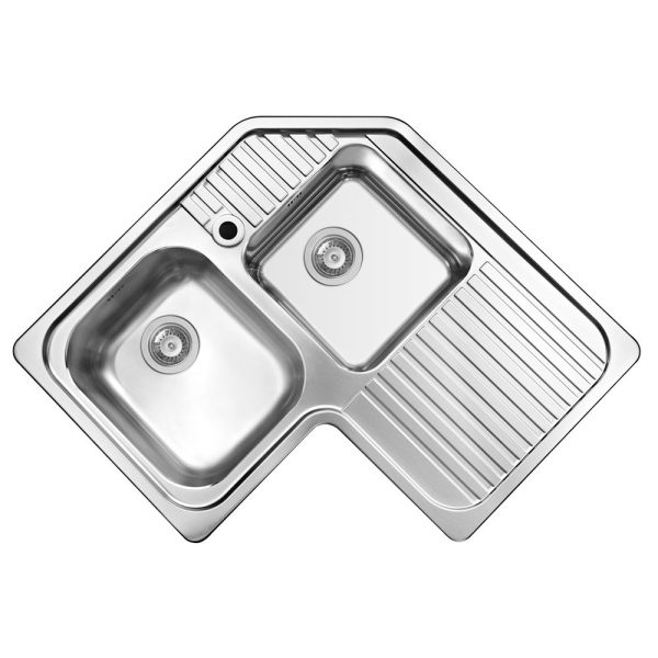 Chiuveta Inox CELESTE 83x83 2B 1D ST SM