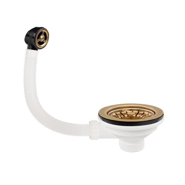 Valva ø92mm PVD Gold cu preaplin pe cuva