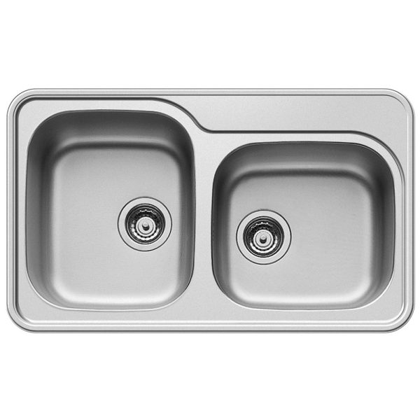 Chiuveta inox SPACE MINI 80x48 2B SM