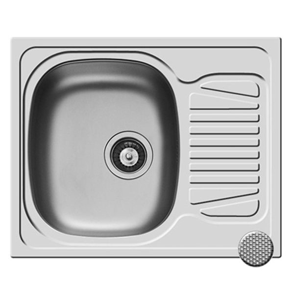 Chiuveta Inox SPARTA 62x50 1B 1D LN