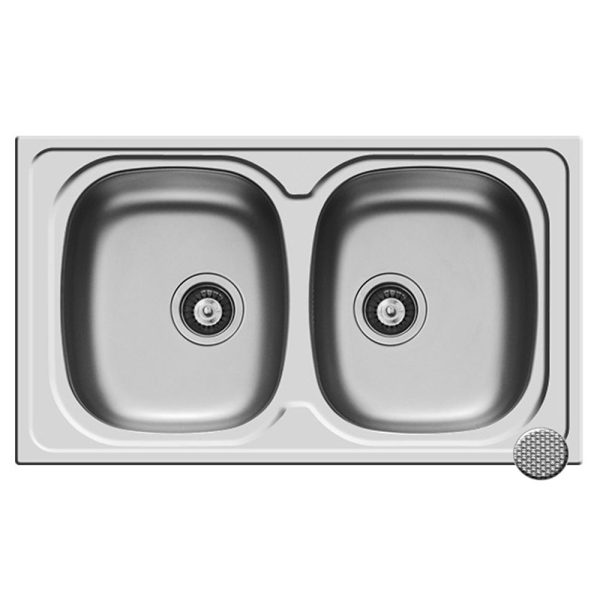 Chiuveta Inox SPARTA 86x50 2B LN