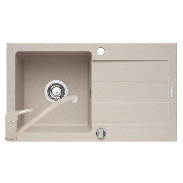 Set Chiuveta Granit SPARTA 760mm*440mm + MINUET Bej