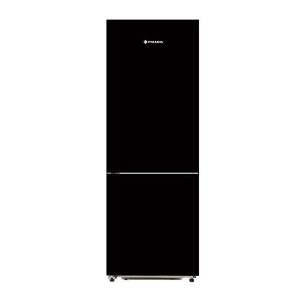 Combina frigorifica Pyramis FSK185 Black Glass