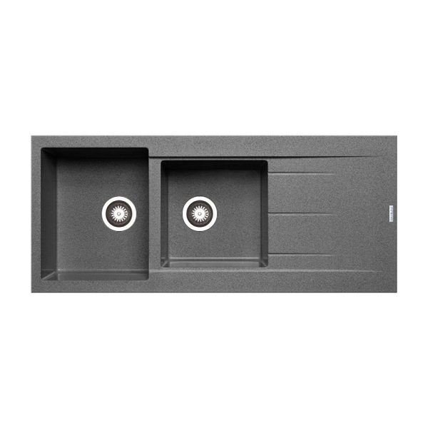 Chiuveta Granit Alazia 116x50 1 3/4B 1D Iron Grey