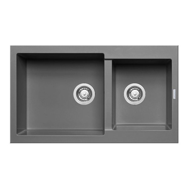 Chiuveta Granit ALAZIA 86x50 1 3/4B Iron Grey