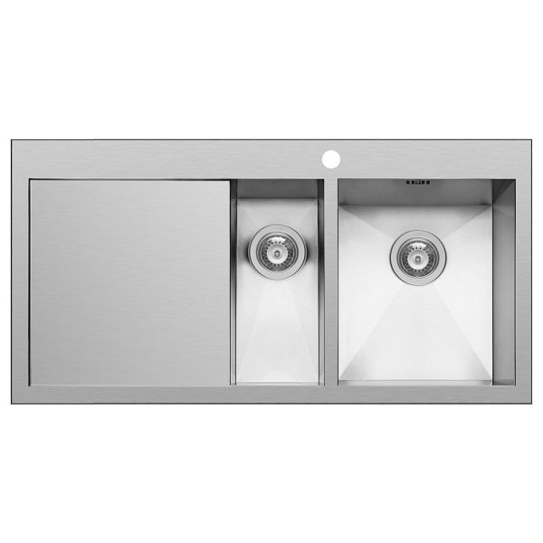 Chiuveta Inox NEMEA 1 1/2B 1D DR LN