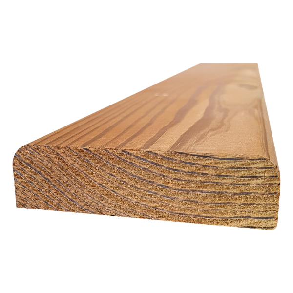 Lambriu pin termotratat 21x100x2500 mm, imbinat in dinti, finisaj neted, montaj cu suruburi