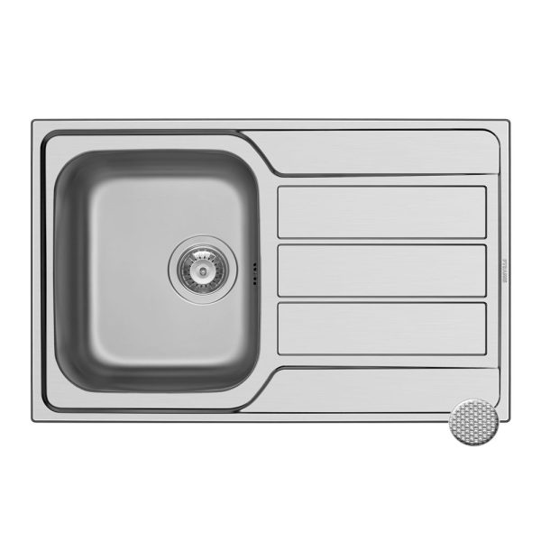 Chiuveta Inox Pyramis ATHENA 790mm*500mm