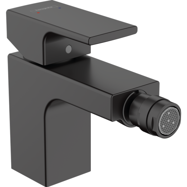 Hansgrohe Vernis Shape baterie bideu cu ventil pop-up negru mat