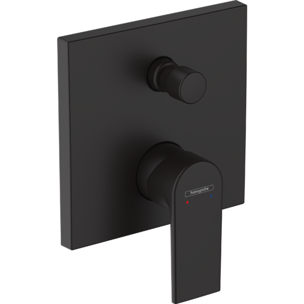 Hansgrohe Vernis Shape baterie cada-dus incastrata negru mat
