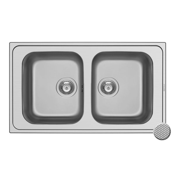 Chiuveta Inox ATHENA 86x50 2B LN