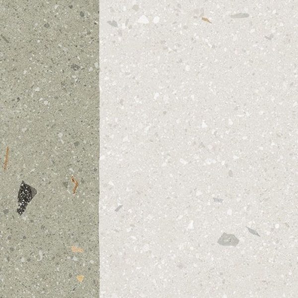 Arcana Granola Menta 20x20 cm gresie portelanata, aspect terrazzo, nerectificata, finisaj mat