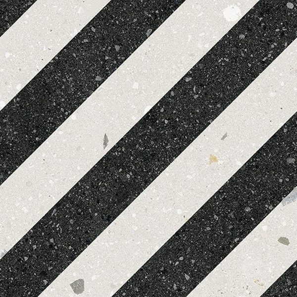 Arcana Pastiera Grafito 20x20 cm gresie portelanata, aspect terrazzo, nerectificata, finisaj mat
