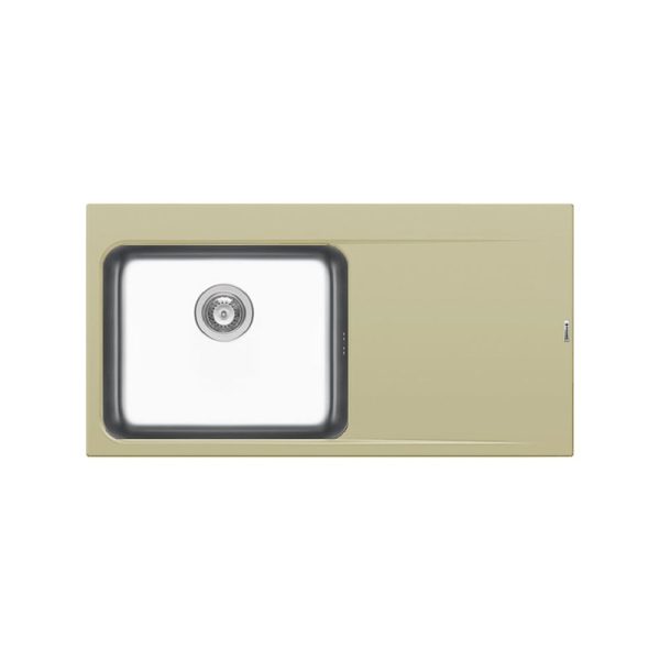 Chiuveta granit si inox PYRROS 100x52 1B 1D ST Mocha