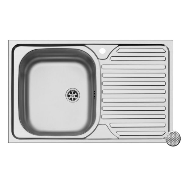 Chiuveta inox Ecoline CORE - inox 800mm*500mm ST