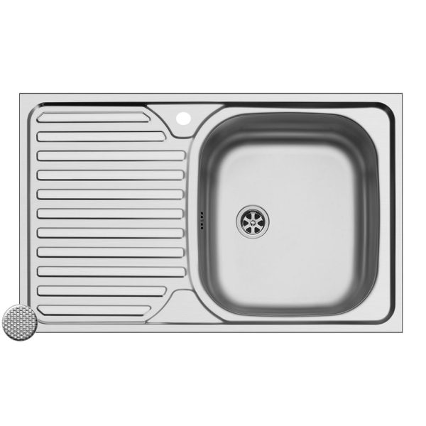 Chiuveta inox Ecoline CORE - inox 800mm*500mm DR