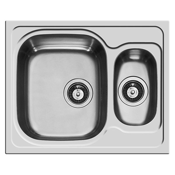 Chiuveta Inox AMALTIA 1 1/2B 62x50 SM