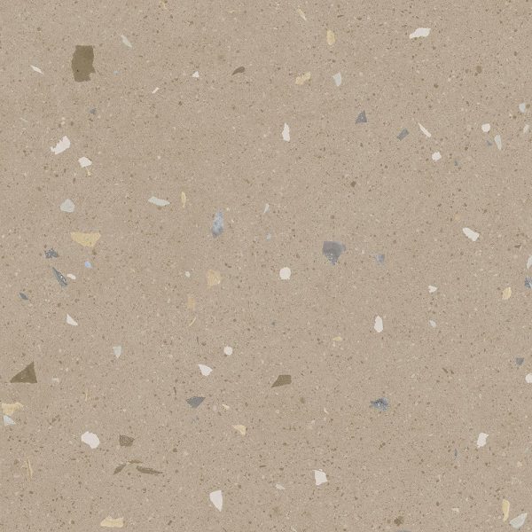Arcana Croccante Avellana 60x60 cm gresie portelanata, aspect terrazzo, nerectificata, finisaj mat