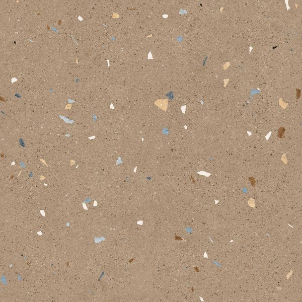 Arcana Croccante Nuez 80x80 cm gresie portelanata, aspect terrazzo, rectificata, finisaj mat