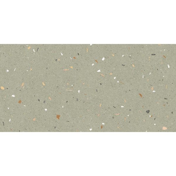 Arcana Croccante Menta 60x120 cm gresie portelanata, aspect terrazzo, rectificata, finisaj mat