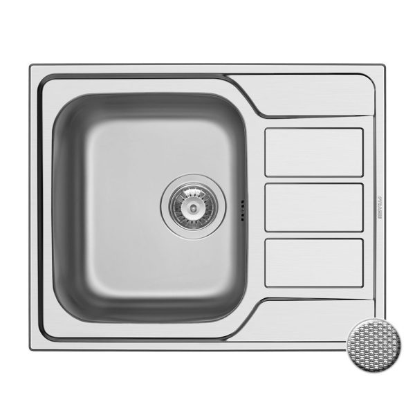 ChiuvetA inox ATHENA 620mm*500mm
