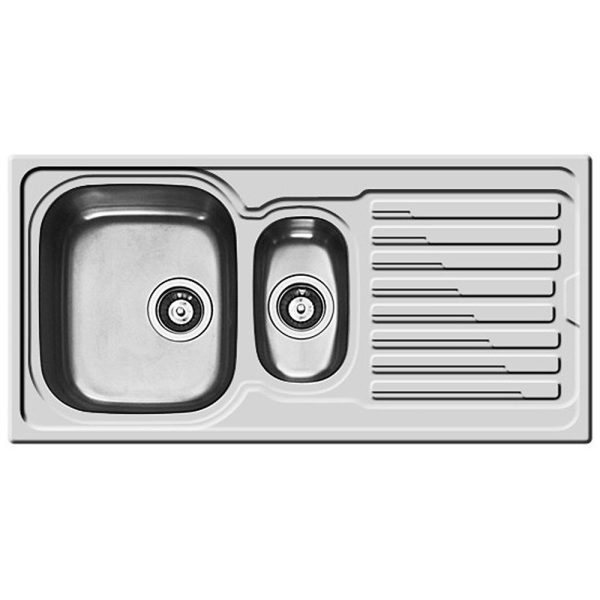 Chiuveta Inox AMALTIA 100x50 1 1/2B 1D SM