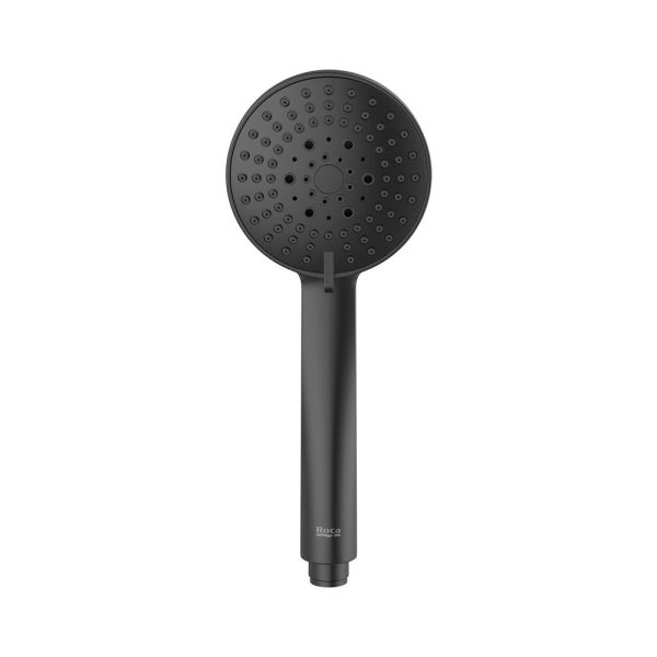 Roca Stella para de dus 3 functii 100 mm, negru mat