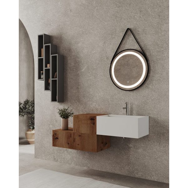 Savini Due Roma lavoar compozit 60x40 cm alb mat