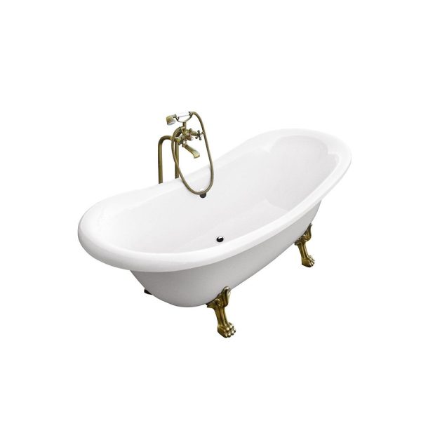 Besco Amelia cada freestanding 190x77 cm, acril , picioare negre