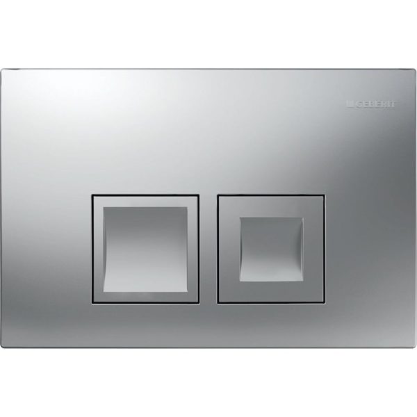 Geberit Delta35 clapeta de actionare dubla, crom mat