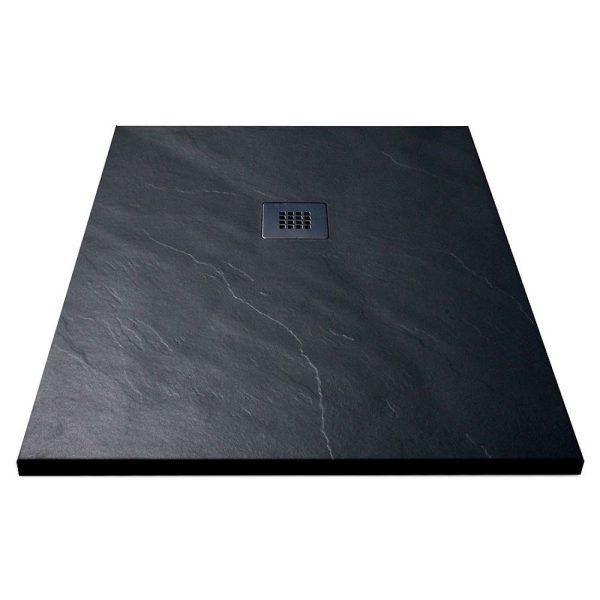 Imperma Dalia cadita dus 100x100 cm, compozit, sifon inclus, antracit
