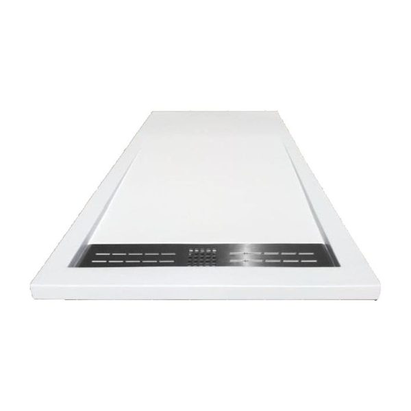Imperma Gloria cadita dus 90x100 cm, compozit, sifon inclus, alb