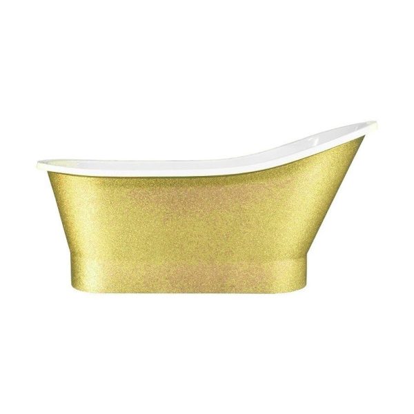 Besco Gloria Gold cada freestanding 160x68 cm, mineral DuraBe, Gold