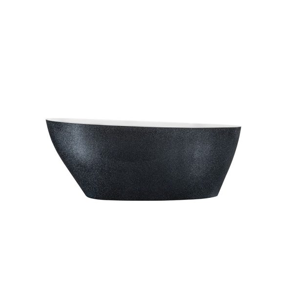 Besco Goya Glam XS cada freestanding 142x62 cm, mineral DuraBe, Graphite