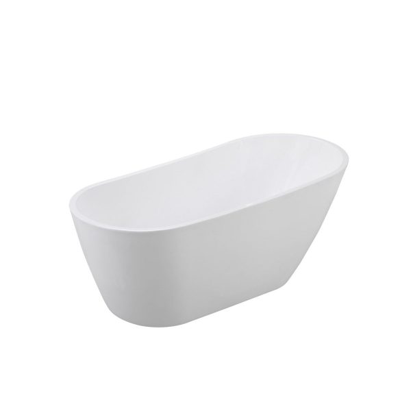 Besco Melody cada freestanding 150x80 cm, acril , alb