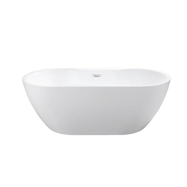 Besco Navia cada freestanding 140x75 cm, acril, alb
