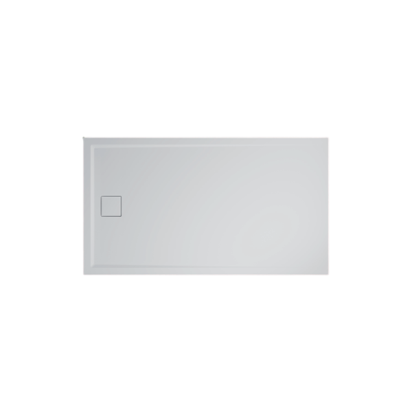 Sanswiss Livada W20AS cadita dus 80x140 cm, marmura sintetica, alb
