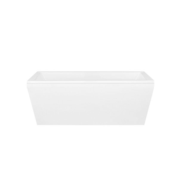 Besco Vena cada freestanding 170x75 cm, mineral sanitar, alb