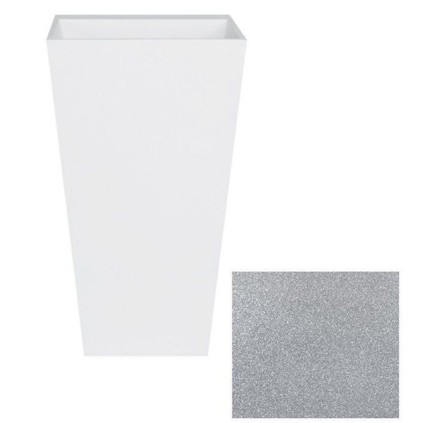 Besco Vera Glam lavoar freestanding 50x40 cm, mineral DuraBe, Silver