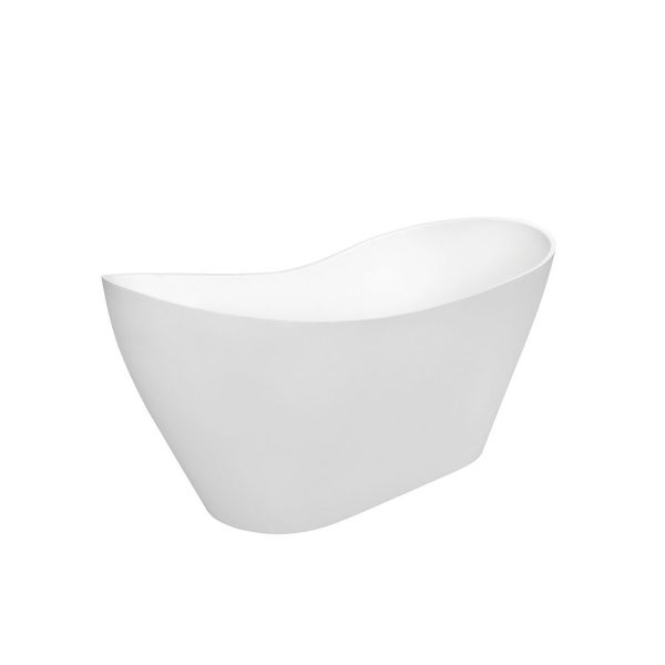 Besco Viya cada freestanding 160x70 cm, mineral DuraBe, alba