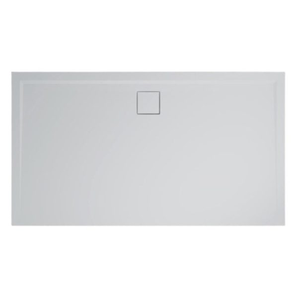 Sanswiss Livada W20AL cadita dus 90x160 cm, marmura sintetica, alb