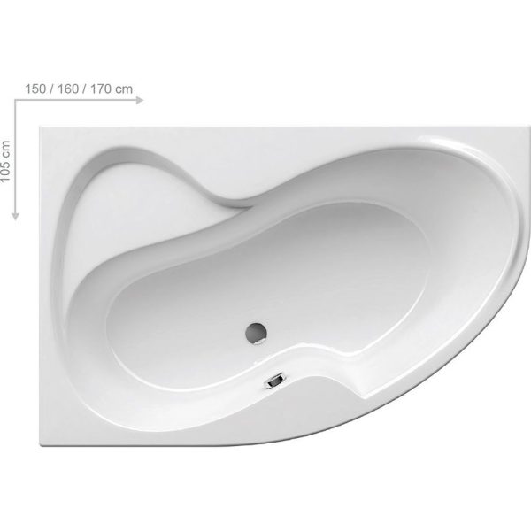 Ravak cada Rosa II L 170х105 cm