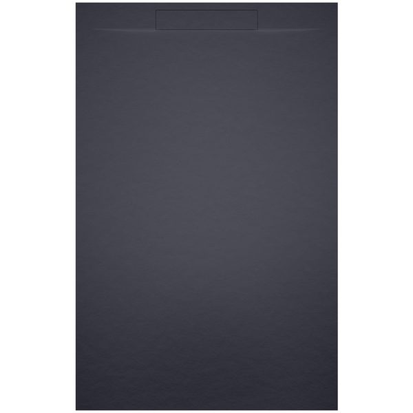 Riho Isola cadita dus 80x100 cm, Solid Surface, antracit